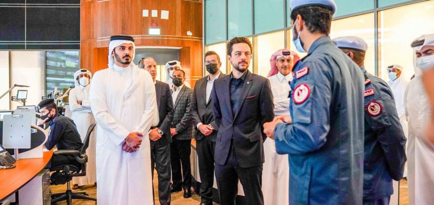 Crown Prince visits National Command Centre in Qatar