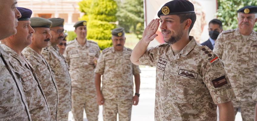 Crown Prince visits Northern Military Region Command