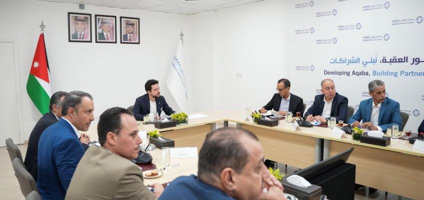 Regent briefed on progress in Aqaba Development Corporation projects