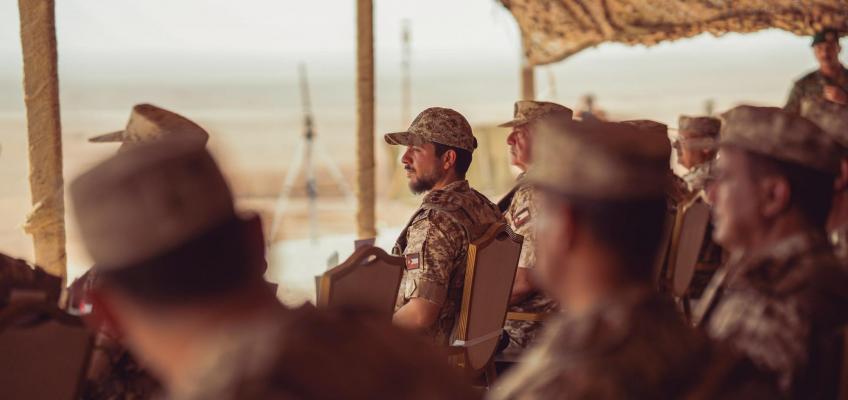 Regent Attends Tactical Military Exercise | HRH Crown Prince Al-Hussein ...