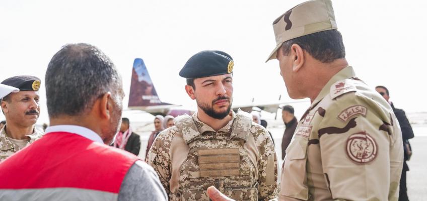 Crown Prince Arrives In El Arish, Oversees Preparation And Dispatch Of ...