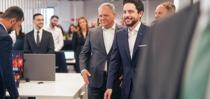 Crown Prince visits PwC - Middle East Amman office