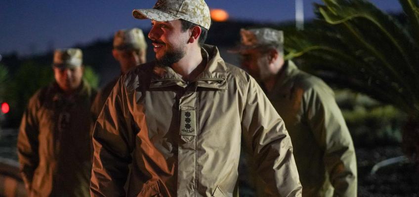 Crown Prince attends night tactical exercise