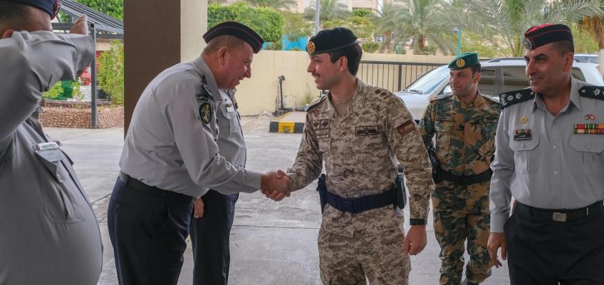 Crown Prince visits Aqaba Civil Defence Directorate