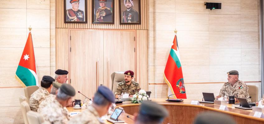 ولي العهد يزور القيادة العامة للقوات المسلحة ويؤكد أن أمن الأردن وشعبه وسلامة أراضيه فوق أي اعتبار