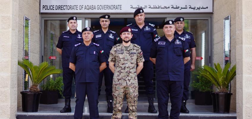 Crown Prince visits Aqaba Police Department